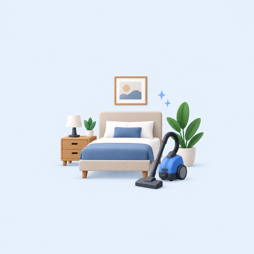 Bedroom Normal Cleaning in Aligarh